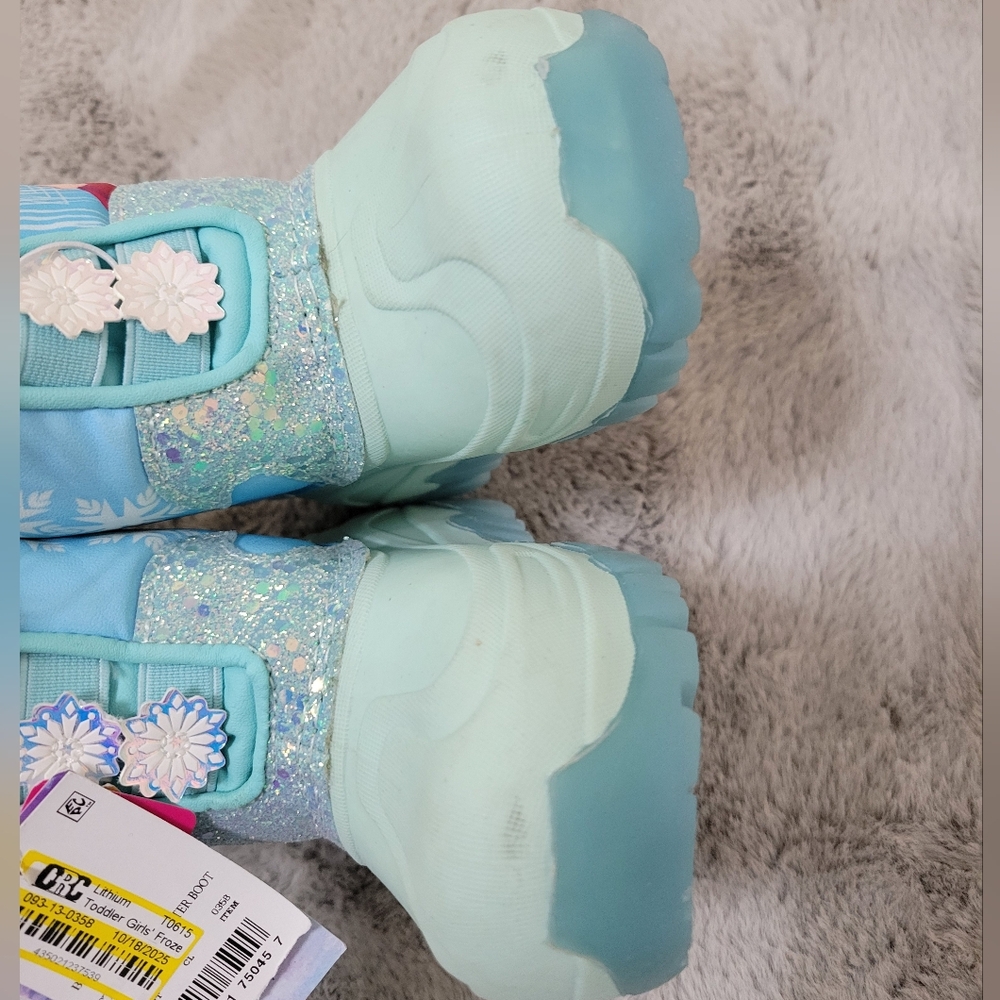 Nwt Disney Frozen Toddler Girl Snowboots - Picture 4 of 8